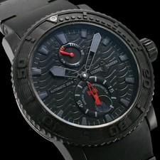 Ulysse Nardin Maxi mergulhador marinho Black Ocean 26338LE3 #Su138 comprar usado  Enviando para Brazil