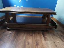 Table basse bois d'occasion  Rouxmesnil-Bouteilles