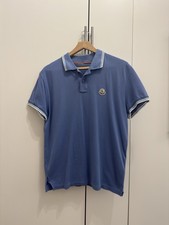 Moncler blue polo for sale  SHEFFIELD
