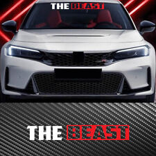 Beast windshield banner for sale  Long Beach