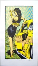 Serigrafia Dusty Road Art Print 2010, usado comprar usado Serigrafia Dusty Road Art Print 2010, usado comprar usado  Enviando para Brazil