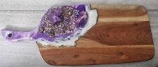 Resin art amethyst for sale  HARROW