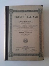 Giurisprudenza digesto italian usato  Italia