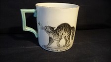 CANECA GOSS ANTIGA COM DECORAÇÕES DE GATOS, usado comprar usado  Enviando para Brazil