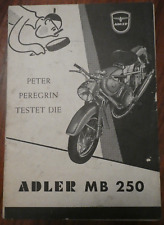 Adler 250 testbericht gebraucht kaufen  Wiesloch