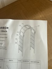 Garden pvc arbor for sale  Mount Gilead