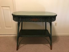 Vintage green wicker for sale  Wayne