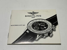 Booklet breitling montbrillant usato  Castiglion Fiorentino