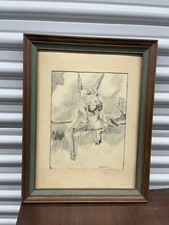 Vintage framed dog for sale  Lowell