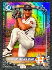 2025 Bowman Chrome Prospects metal aço Anderson Brito RC novato 52/100 comprar usado  Enviando para Brazil