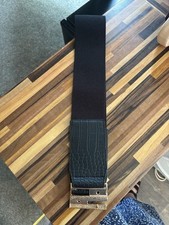 Thick black belt for sale  BEDWORTH