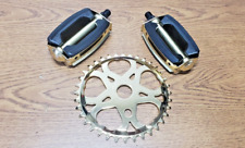 Roda dentada de bicicleta lowrider coração doce corrente 36t e 1/2 pedal de karatê dourado comprar usado  Enviando para Brazil