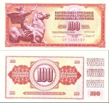 1981 jugoslavia banconota usato  Rimini