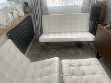Barcelona white leather for sale  ILKESTON