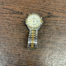 Usado, Seiko Kinetic relógio esportivo masculino dois tons aço inoxidável data do dia Japão anos 90 comprar usado  Enviando para Brazil