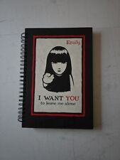 RARO VINTAGE Emily The Strange Notebook - Design "I Want You To Leave Me Alone" 2001 comprar usado  Enviando para Brazil
