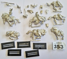 WFB AoS Vampire Counts Blood Knights x5 Undead bits incompletos OOP Metal #353 comprar usado  Enviando para Brazil
