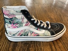 Tênis de skate VANS Hi Top multicolorido com cadarço masculino 5.5 feminino 7 comprar usado  Enviando para Brazil