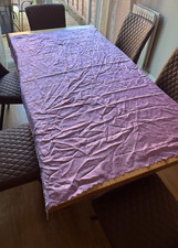 Satin tablecloth rectangle for sale  WOKING