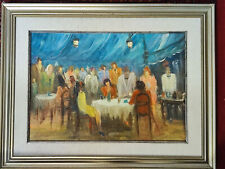 Quadro olio festa usato  Parma