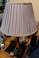 Silver plated lamp. for sale  UPMINSTER