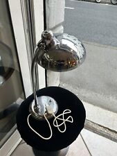 LAMPADA TAVOLO 50s MINISTERIALE CROMO SNODO ALLA BASE RILETTORE BASCULANTE LAMP comprar usado  Enviando para Brazil