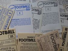 Panini football stickers for sale  EPSOM