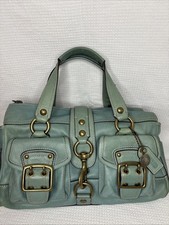 Bolsa satchel Coach Y2K Legacy 65º aniversário Mandy em couro azul lago latão comprar usado  Enviando para Brazil