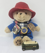 Usado, Urso Paddington pelúcia recheado colecionável 60 anos com etiquetas - Harrods com ônibus DD Londres comprar usado  Enviando para Brazil