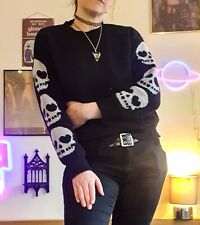 Skull sleeve jumper for sale  ROCHESTER