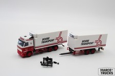 Caminhão reboque refrigerado AWM Volvo FH12 "Boers Transport Monster Holland" 1:87, usado comprar usado  Enviando para Brazil