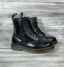 Botas de couro unissex Dr.Martens 1460 preto estilo britânico sapatos casuais comprar usado  Enviando para Brazil