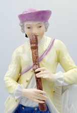 SALE ! Meissen Schäfer mit Flote Antique Figurine shepherd dog 18th ca. 1750 na sprzedaż SALE ! Meissen Schäfer mit Flote Antique Figurine shepherd dog 18th ca. 1750 na sprzedaż  PL