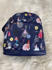 Mini-mochila estampada princesa Disney azul com princesas Disney 2 compartimentos comprar usado  Enviando para Brazil