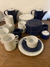 Kaffeeservice vintage weiß gebraucht kaufen  Limbach