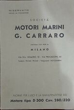 Motori marini carraro usato  Monreale