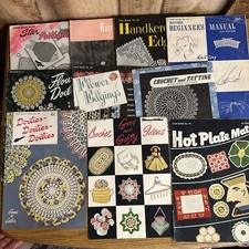 Livros de estrelas vintage~crochê, tricô, tatting e muito mais~lote de 10 comprar usado  Enviando para Brazil