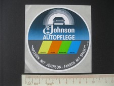 Johnson autopflege sticker gebraucht kaufen  Müllrose