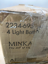 Luminária de vaidade Minka Lavery 2234-695 leve 33" com abajures de vidro martelado, latão macio comprar usado Luminária de vaidade Minka Lavery 2234-695 leve 33" com abajures de vidro martelado, latão macio comprar usado  Enviando para Brazil