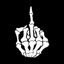 Skeleton middle finger for sale  Los Angeles