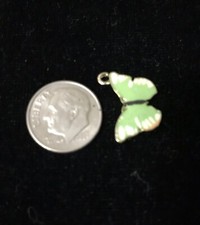 Green butterfly enamel for sale  Hazlehurst