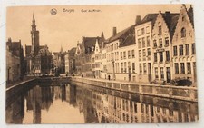 Postcard bruges quai d'occasion  Expédié en Belgium