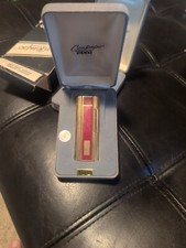 Raro Vintage 1414 Vermelho E Dourado Slim Contempo Zippo Com Estojo * Não Gravado  comprar usado  Enviando para Brazil