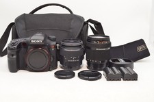 Cámara digital SLT Exc+5 Sony Alpha A77 SLT-A77V 24,3 MP con 2 lentes y baterías segunda mano  Embacar hacia Mexico