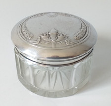 Glas dose silber gebraucht kaufen  Berlin