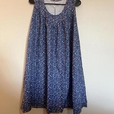 Blue floral sleeveless for sale  Lincoln