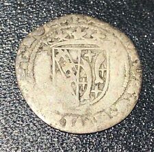Moeda rara medieval espada de prata 1544 Ducado de Lorena Demi 1/2 Gros François I, usado comprar usado  Enviando para Brazil