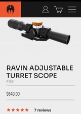 Ravin adjustable turret for sale  Macomb