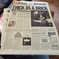 Vintage Jethro Tull "Thick As A Brick" Vinyl LP NEAR MINT  comprar usado  Enviando para Brazil