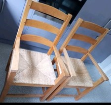 Solid oak carver for sale  CREWE